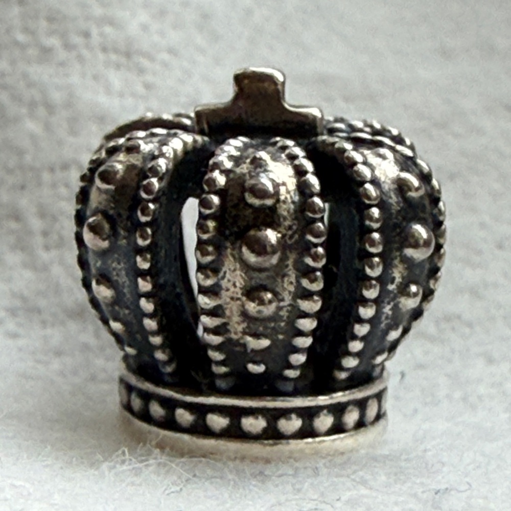 Pandora Silver Crown Charm Bracelet